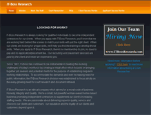Tablet Screenshot of itbossresearch.com